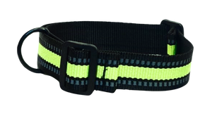 Black and Green Tag Collar- ON SALE - now $12