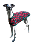 NEW! Red & Green Tartan Greyhound T-Shirt