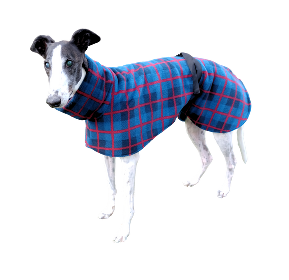 Blue & Red Check - Double Layer Fleece NEW DESIGN