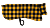 Yellow check - Single layer fleece - only 1 size large left!