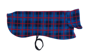 Blue & Red Check - Single Layer Fleece