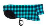 Teal Check - Double Layer Fleece