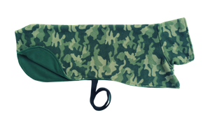 Green Camo - Double Layer Fleece