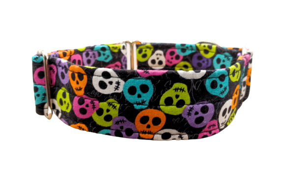 NEW LIMITED EDITION! Black with Colourful Skulls 1.5