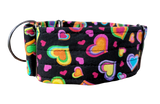 NEW! Colourful Rainbow Hearts 2" Collar