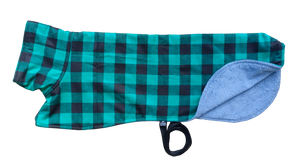 NEW! Towel Drying Coat - Green & Black Check LIMITED EDITION!