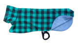 NEW! Towel Drying Coat - Green & Black Check LIMITED EDITION!