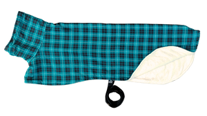NEW! Towel Drying Coat - Green & Black Check LIMITED EDITION!