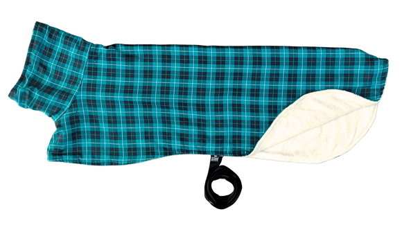 NEW! Towel Drying Coat - Green & Black Check LIMITED EDITION!