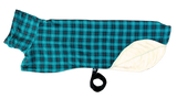 NEW! Towel Drying Coat - Green & Black Check LIMITED EDITION!
