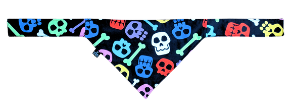 NEW! Colourful Skulls & Bones - Bandanna/Scarf