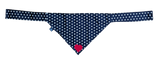 NEW! Bandana/Scarf - Polka Dots with Red Heart