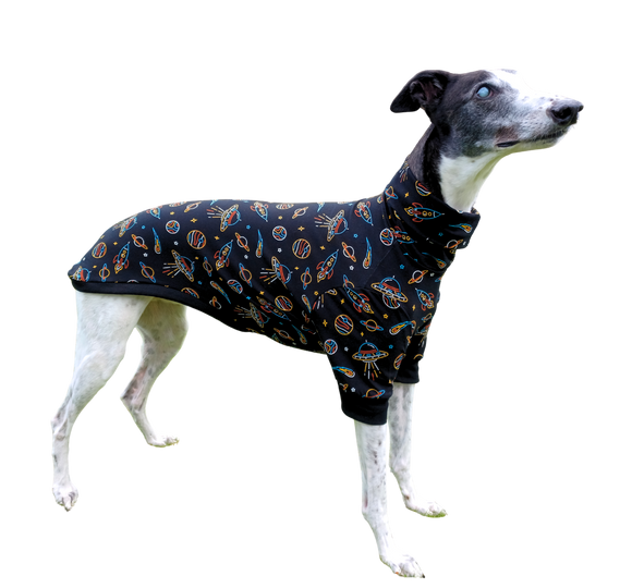 NEW! Outer Space Short Sleeved Greyhound T-Shirt