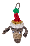 NEW! Crochet Greyhound Christmas Tree Decoration