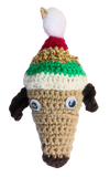 NEW! Crochet Greyhound Christmas Tree Decoration