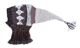 NEW! Knitted Night Cap - Brown Tones with Tassel