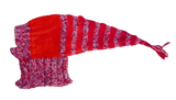 NEW! Knitted Hat - Red Stripes with tassel