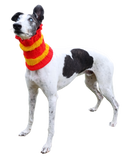 Red & Yellow Stripes - Knitted Snood