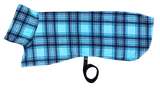 NEW! Teal & Navy Plaid - Single layer fleece