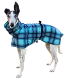 NEW! Teal & Navy Plaid - Single layer fleece