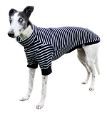 NEW! Black & White Stripes Short Sleeved Greyhound T-Shirt