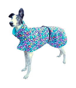 NEW! Rainbow Leopard - Single layer fleece