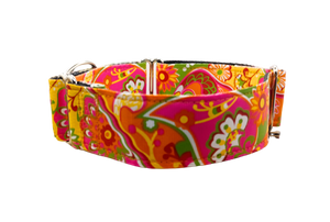 NEW! Fluro Flowers 1.5" Collar