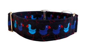 NEW! Black Pukeko 1.5" Collar