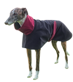 Navy with Burgundy Two-Tone Raincoat