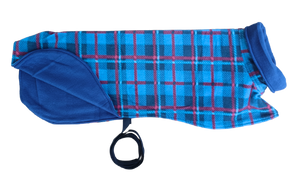 Blue & Red Check - Double Layer Fleece