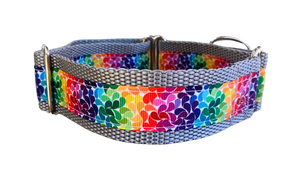 Rainbow Drops 1.5" collar