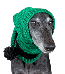 NEW! Knitted Hat - Green & Black