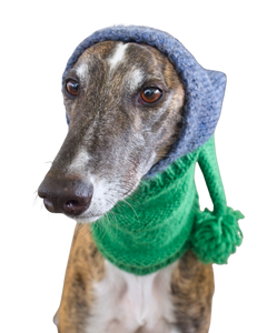 NEW! Knitted Hat - Green & Blue