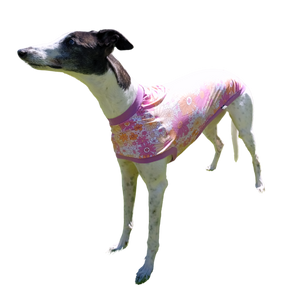 NEW! Retro Flowers Greyhound T-Shirt