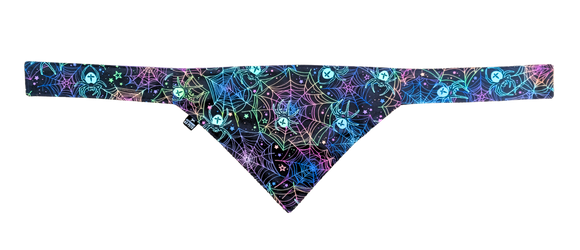 Neon Spiders/Purple Bandana/Scarf