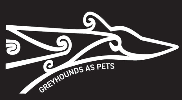 Greyhound Decal - Black or White