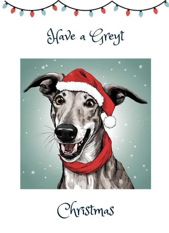 NEW! Greyhound Christmas Cards - value range