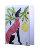 NEW! Greyhound Christmas Cards - Hand Painted