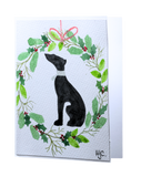 NEW! Greyhound Christmas Cards - Hand Painted