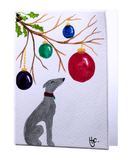NEW! Greyhound Christmas Cards - Hand Painted