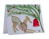 NEW! Greyhound Christmas Cards - Hand Painted