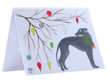 NEW! Greyhound Christmas Cards - Hand Painted