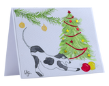 NEW! Greyhound Christmas Cards - Hand Painted