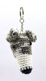 NEW! Crochet Greyhound Keychain