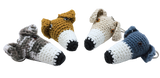 NEW! Crochet Greyhound Keychain