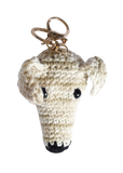 NEW! Crochet Greyhound Keychain - just 1 left!