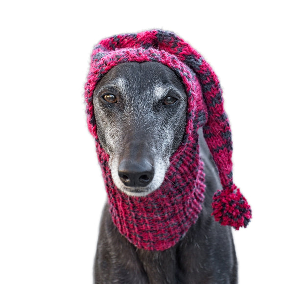 NEW! Knitted Night Cap Magenta - ONE OF A KIND