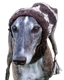 NEW! Knitted Night Cap - Brown Tones with Tassel