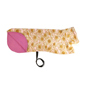 Pink with Daisies - Double Layer Fleece