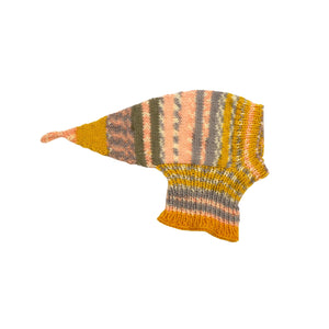 Pink, Grey & Yellow - Fair Isle Hat